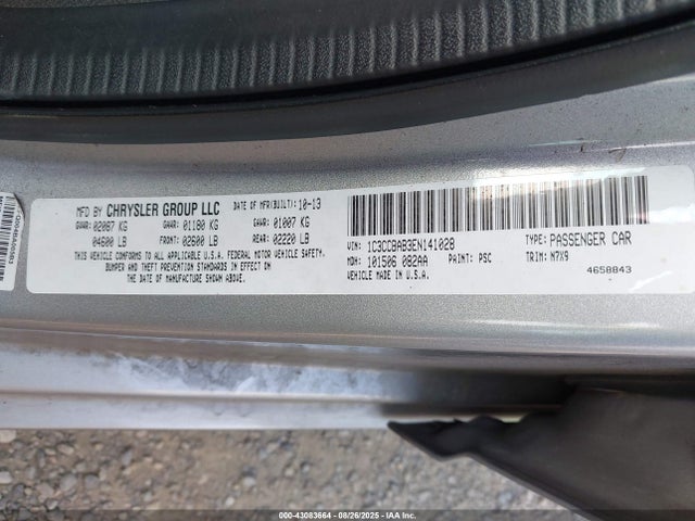 Chrysler 200 2014 1C3CCBAB3EN141028 Image 9