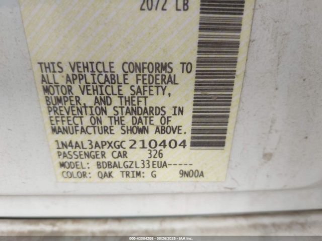 2016 NISSAN ALTIMA 1N4AL3APXGC210404 Photo 8