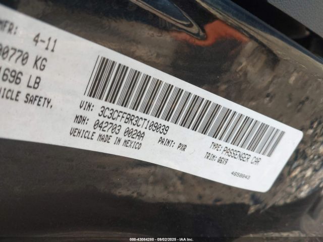 2012 FIAT 500 3C3CFFBR3CT109039 Photo 8