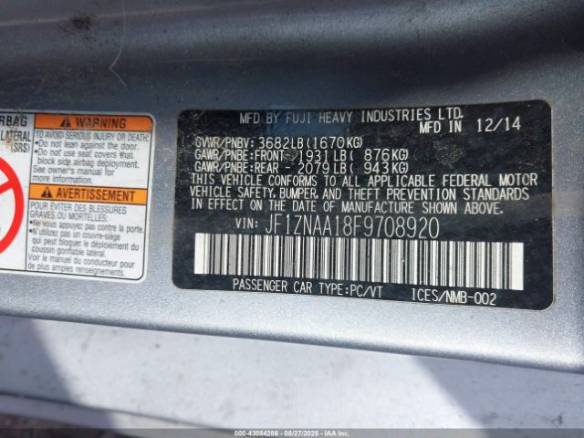 2015 SCION FR-S JF1ZNAA18F9708920 Photo 8