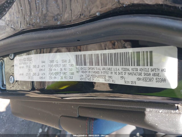 Jeep Cherokee Trailhawk 4x4 2017 1C4PJMBS9HW665232 Image 9