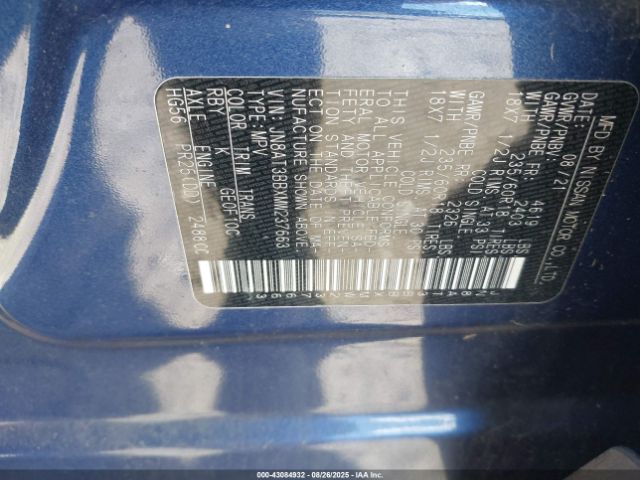 2021 NISSAN ROGUE JN8AT3BBXMW237663 Photo 8