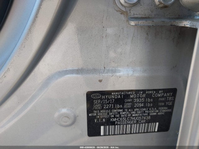 Hyundai gdi kappa 2017 KMHC65LC7HU057438 Image 9
