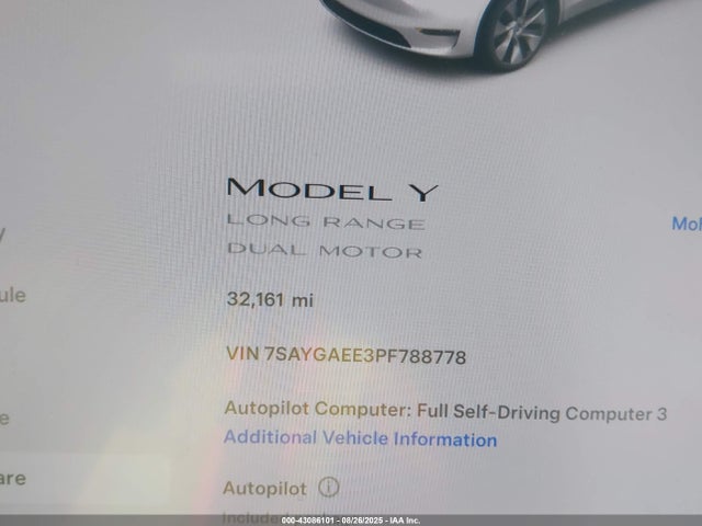 2023 TESLA MODEL Y 7SAYGAEE3PF788778 Photo 6