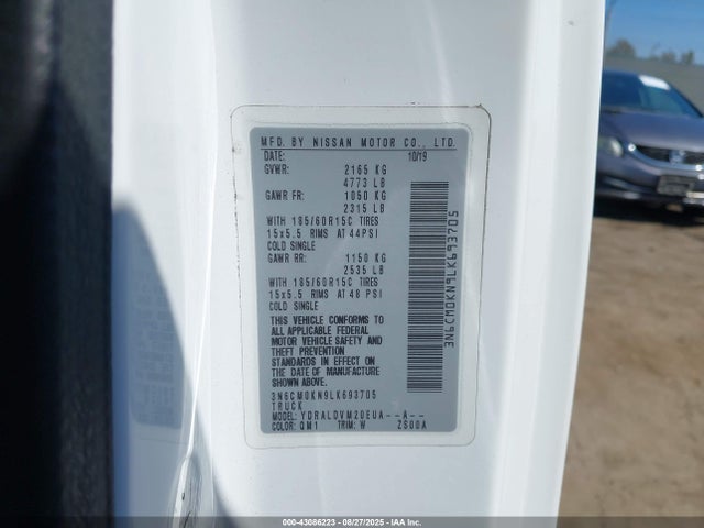 Nissan NV200 2020 3N6CM0KN9LK693705 Image 9
