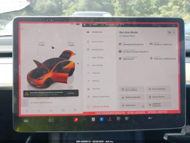 2023 TESLA MODEL Y 7SAYGDEE0PA056378 Photo 6