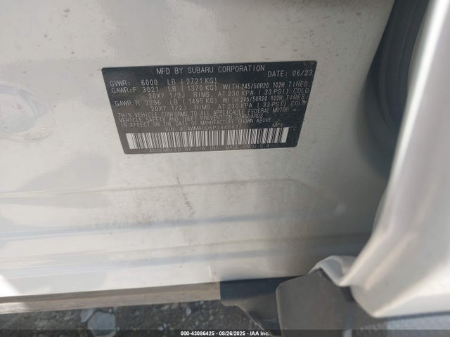 4S4WMAUD6P3446417 Subaru Ascent