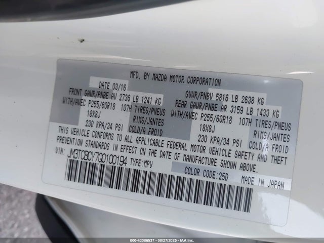 JM3TCBCY7G0100194 Mazda py