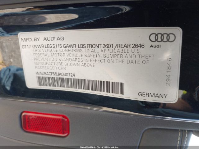 2018 AUDI S5 WAUB4CF59JA030124 Photo 8