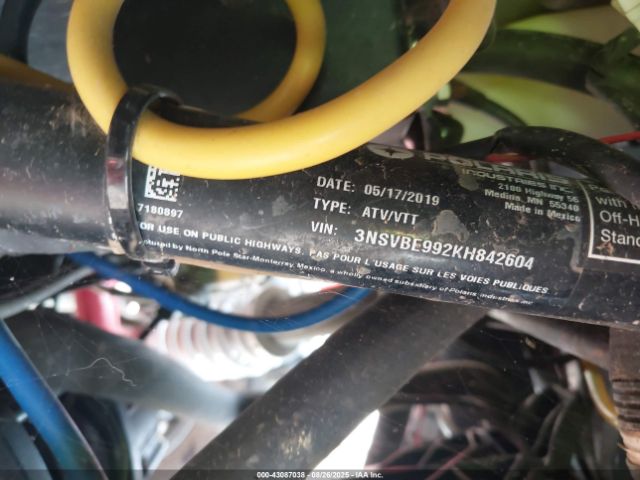 2019 POLARIS RZR 3NSVBE992KH842604 Photo 9
