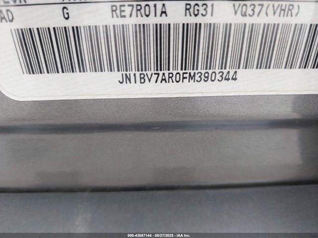 Infiniti Q50 2015 JN1BV7AR0FM390344 Image 9