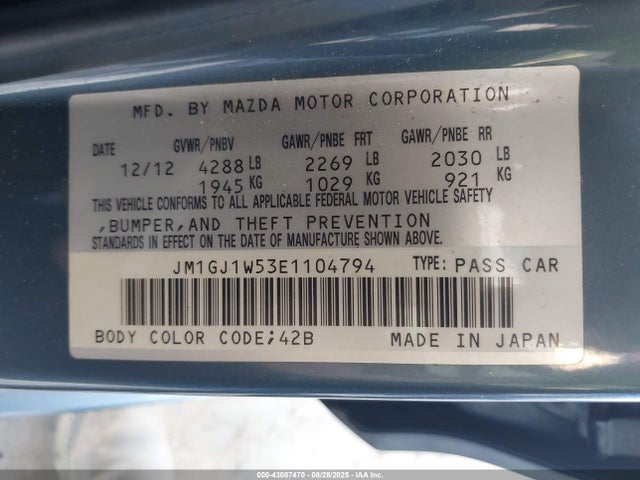 JM1GJ1W53E1104794 Mazda py