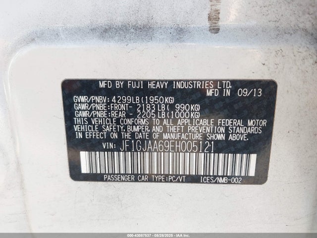 JF1GJAA69EH005121 Subaru Impreza