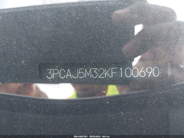 Aukcja sprzedaży 2019 Infiniti Qx50 Essential, vin: 3PCAJ5M32KF100690, numer aukcji: 43087591