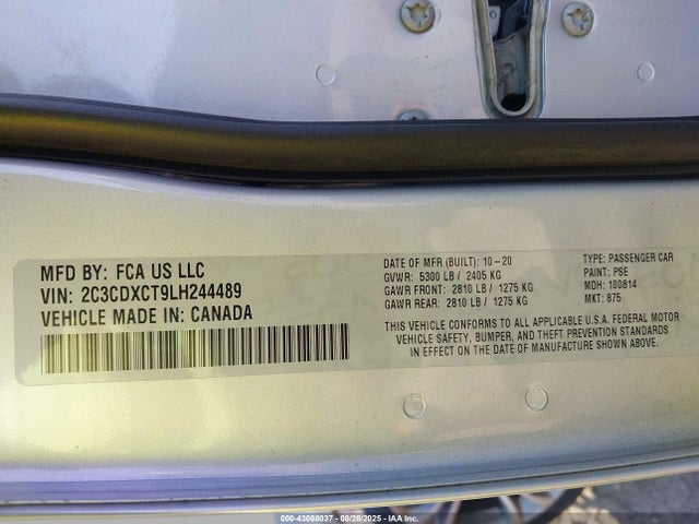 Dodge Charger 2020 2C3CDXCT9LH244489 Image 9