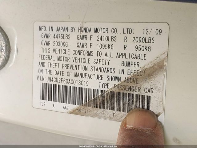 2010 ACURA TSX JH4CU2F60AC018019 Photo 8