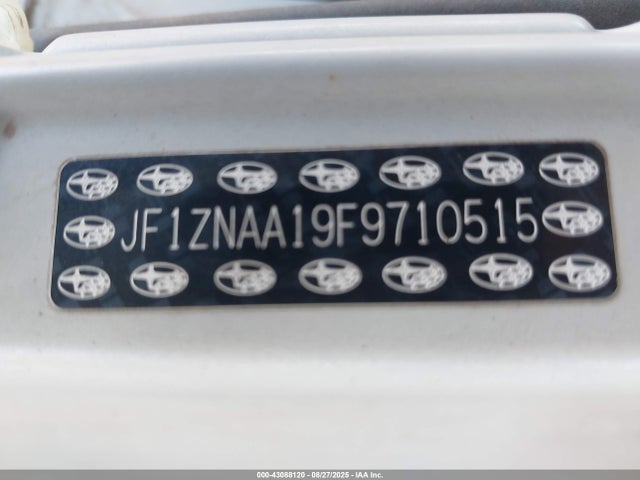 JF1ZNAA19F9710515 Scion 2000cc na