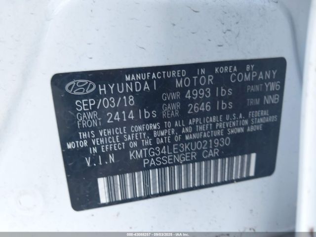 2019 GENESIS G70 KMTG34LE3KU021930 Photo 8