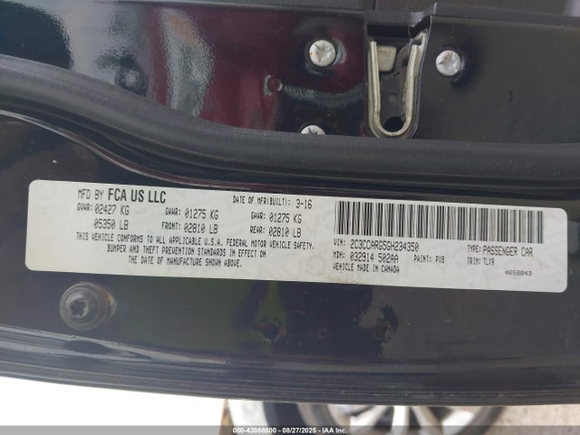 2C3CCARG5GH234350 Chrysler 300