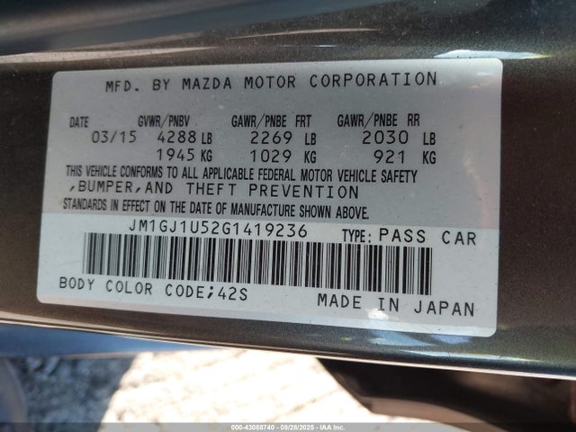 JM1GJ1U52G1419236 Mazda py