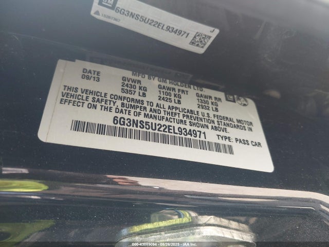 6G3NS5U22EL934971 Chevrolet l77