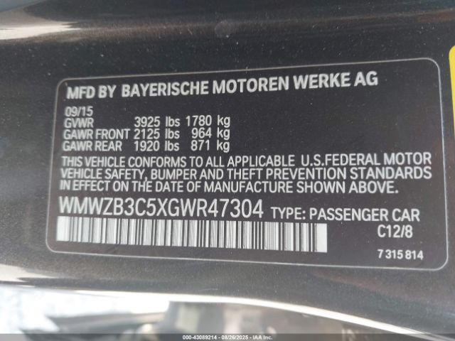 2016 MINI COUNTRYMAN WMWZB3C5XGWR47304 Photo 8