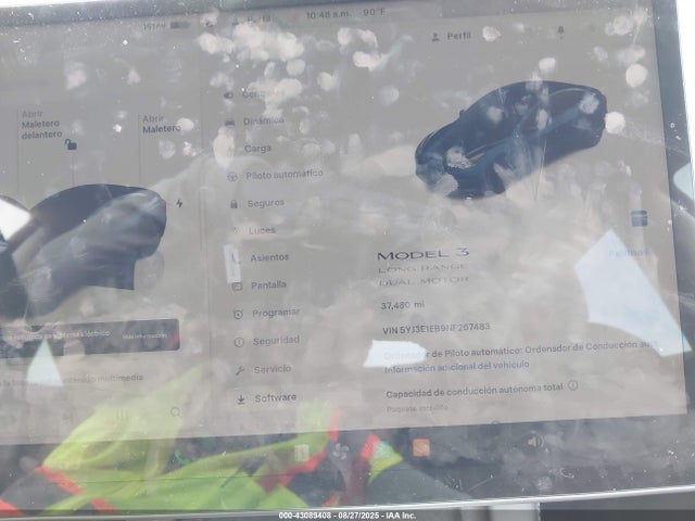 2022 TESLA MODEL 3 5YJ3E1EB9NF267483 Photo 6