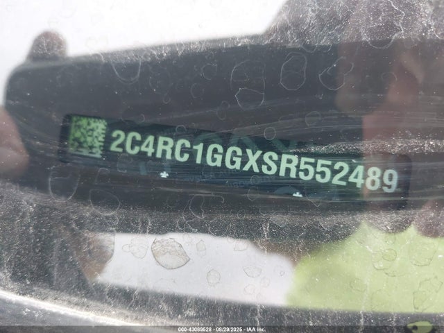 2C4RC1GGXSR552489 Chrysler Pacifica