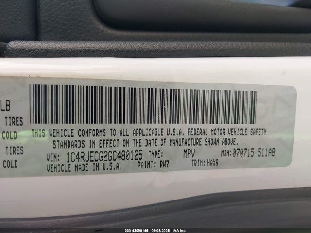 Jeep Grand Cherokee 2016 1C4RJECG2GC480125 Image 9