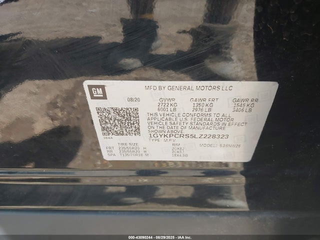 2020 CADILLAC XT6 1GYKPCRS5LZ228323 Photo 8