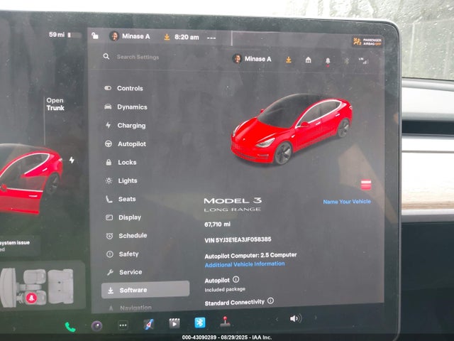 2018 TESLA MODEL 3 5YJ3E1EA3JF058385 Photo 6