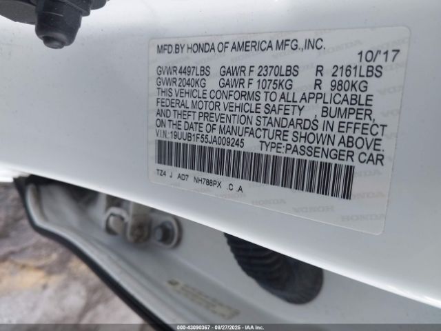 2018 ACURA TLX 19UUB1F55JA009245 Photo 8