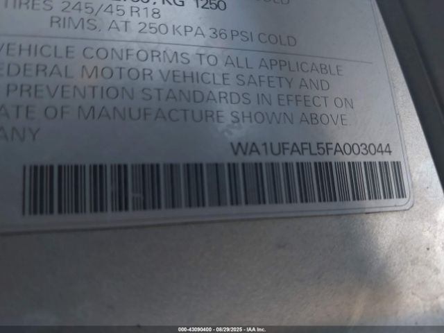 2015 AUDI ALLROAD WA1UFAFL5FA003044 Photo 8