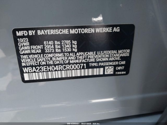 2024 BMW 740 WBA23EH04RCR00071 Photo 8