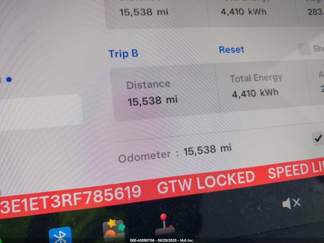 5YJ3E1ET3RF785619 Tesla MODEL 3