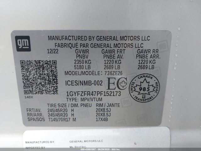 2023 CADILLAC XT4 1GYFZFR47PF152173 Photo 8