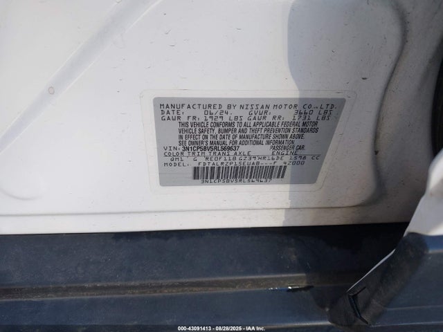 3N1CP5BV5RL569637 Nissan 2024