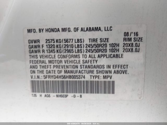 2017 ACURA MDX 5FRYD4H56HB005374 Photo 8
