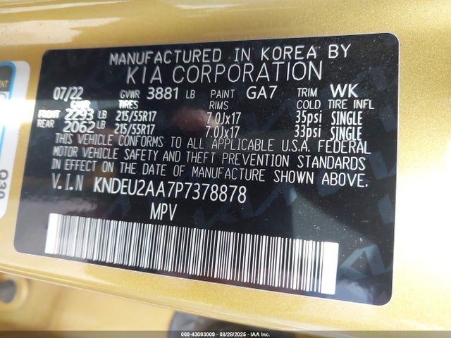 KIA nu 2023 KNDEU2AA7P7378878 Image 9