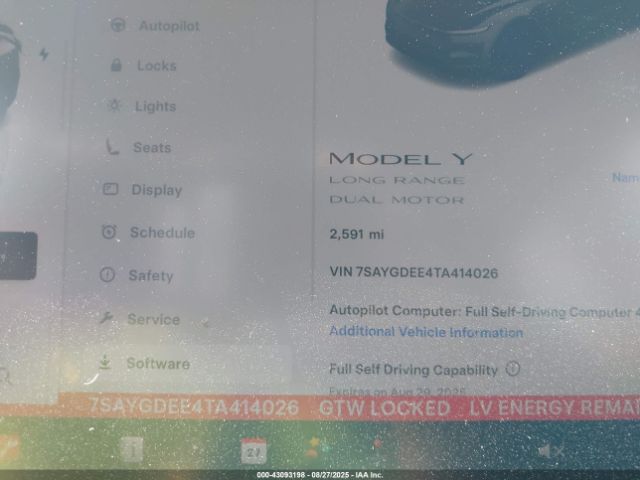 2026 TESLA MODEL Y 7SAYGDEE4TA414026 Photo 6