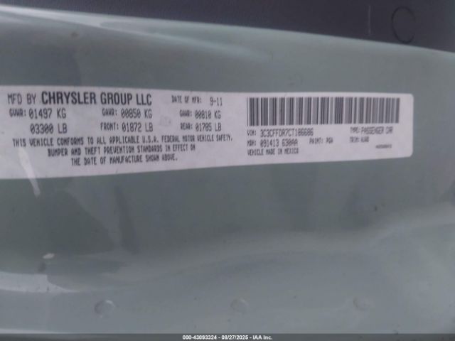 2012 FIAT 500C 3C3CFFDR7CT186686 Photo 8