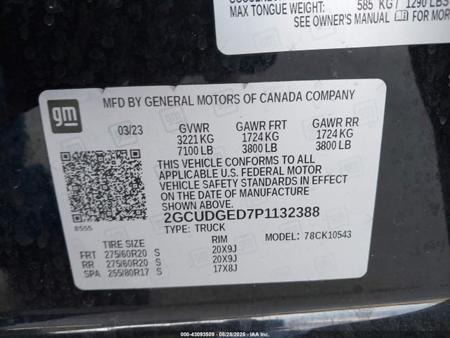 2GCUDGED7P1132388 Chevrolet Silverado