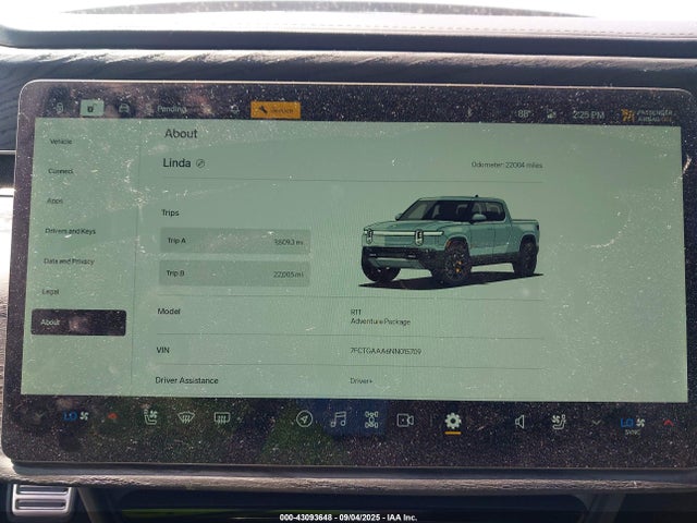 Rivian 2022 2022 7FCTGAAA6NN015709 Image 7