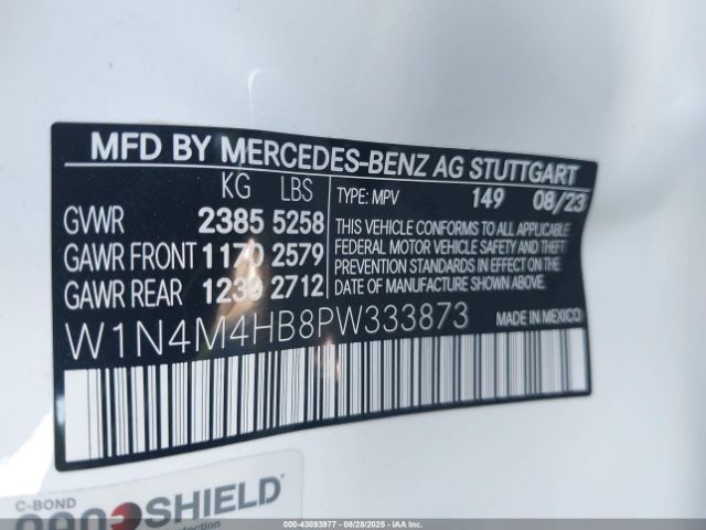 2023 MERCEDES-BENZ GLB 250 W1N4M4HB8PW333873 Photo 8