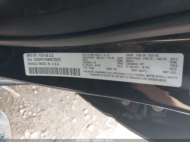 RAM 2021 2021 1C6SRFHT6MN723075 Image 9