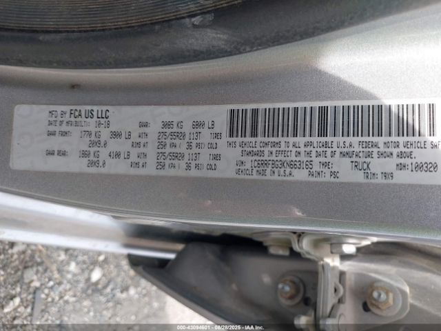 2019 RAM 1500 1C6RRFBG3KN663165 Photo 8