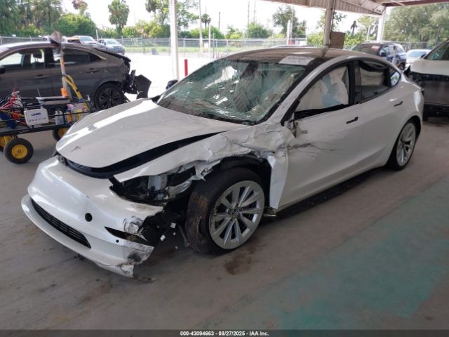 2022 TESLA MODEL 3 5YJ3E1EB5NF254066 Photo 1