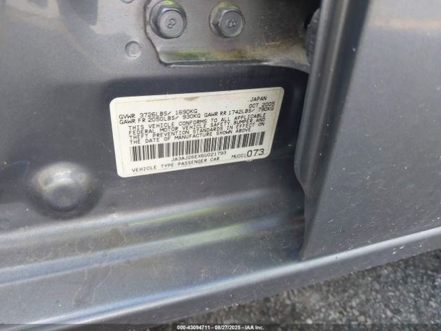 2006 MITSUBISHI LANCER JA3AJ26EX6U021793 Photo 8