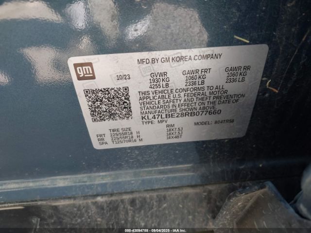 2024 BUICK ENVISTA KL47LBE28RB077660 Photo 8