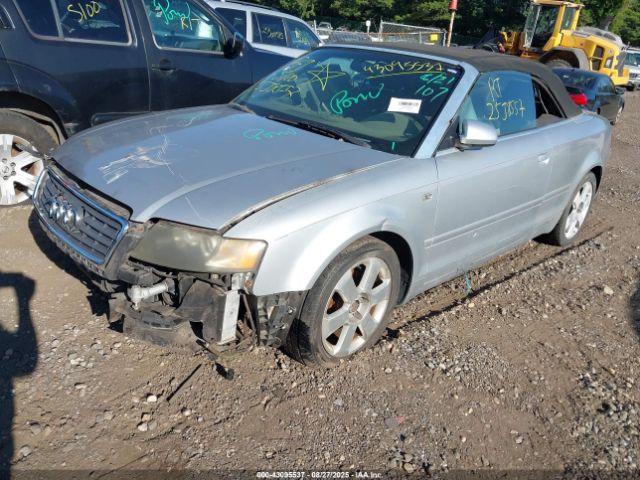 2003 AUDI A4 WAUAC48H63K025892 Photo 1